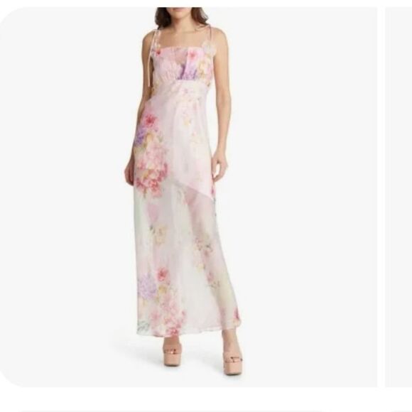 For Love And Lemons Lisa Floral Maxi Dress NWOT - Picture 3 of 11